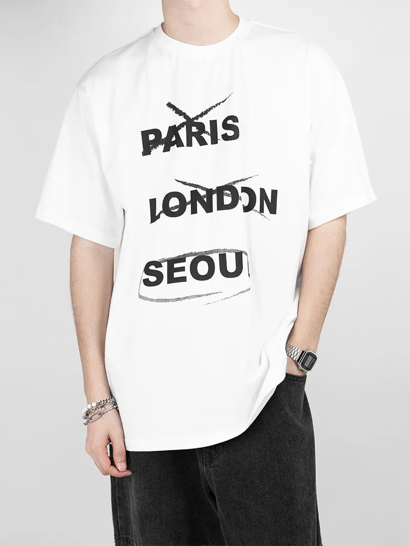 Paris London Seoul T-shirt