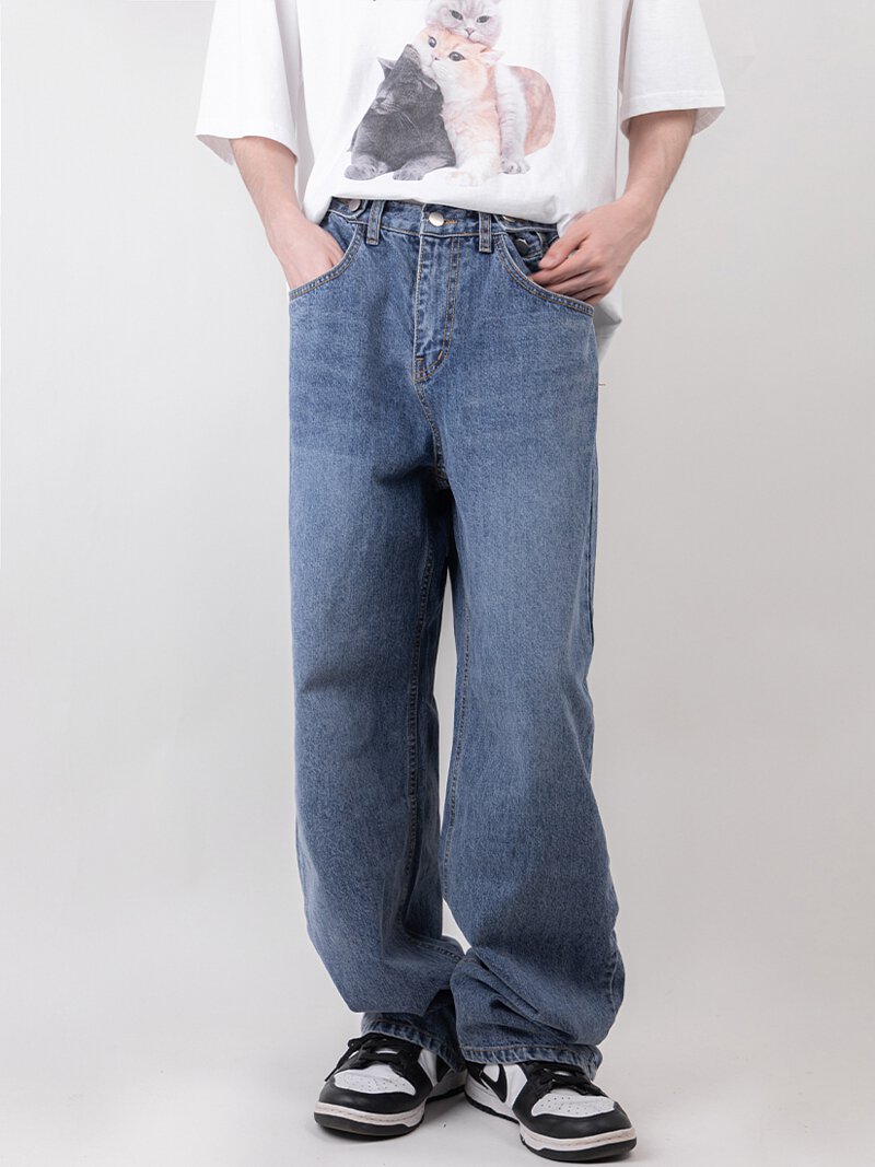 Denim Wide Pants