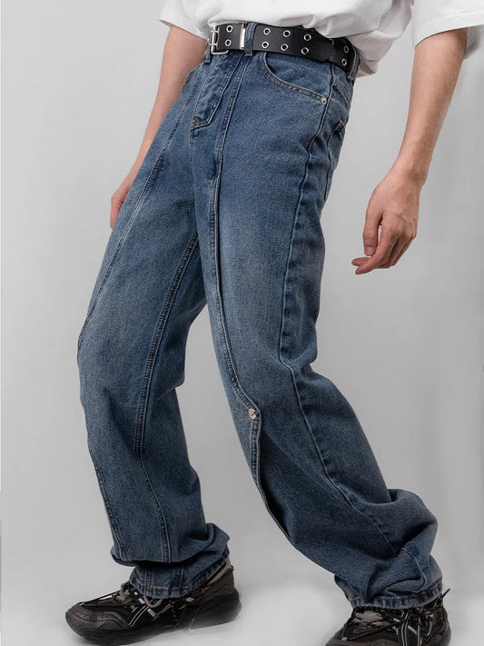 Wave Blue Denim Pants