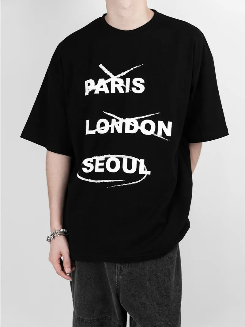 Paris London Seoul T-shirt