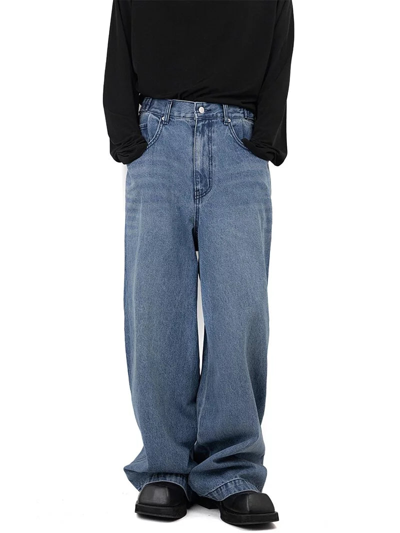 Classic Wide Denim Pants