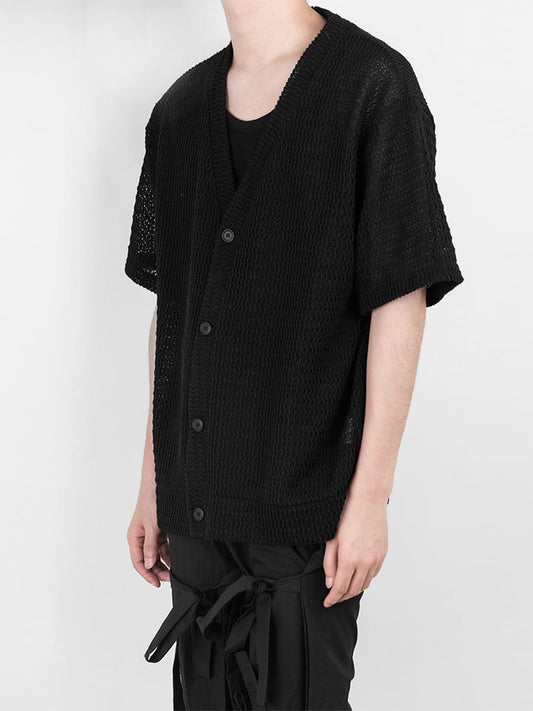 Net Half Sleeves Cardigan