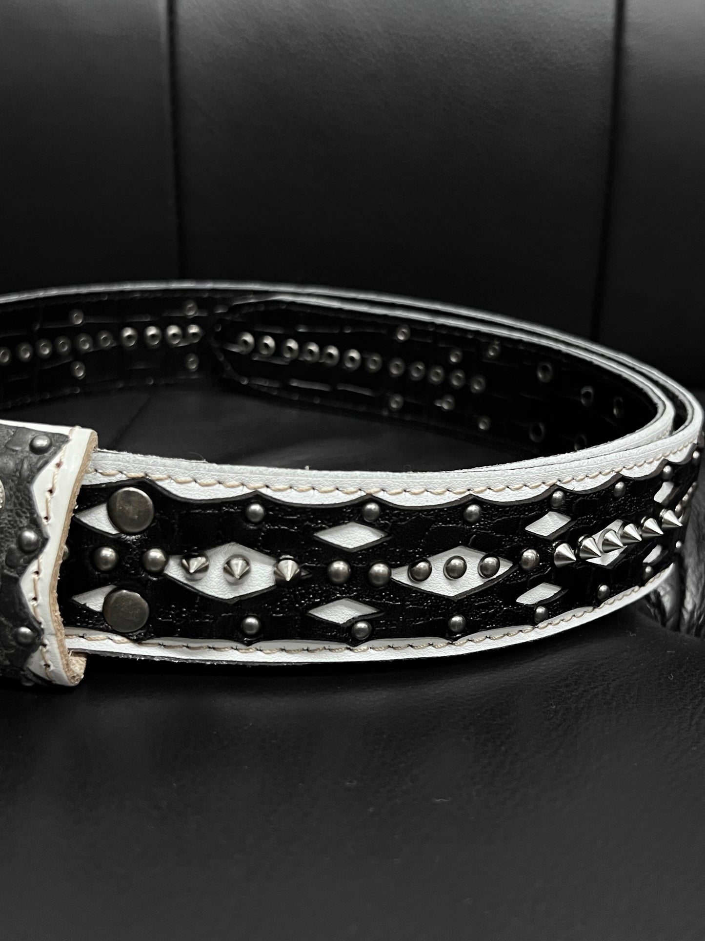 Crocodile Rivet Belt