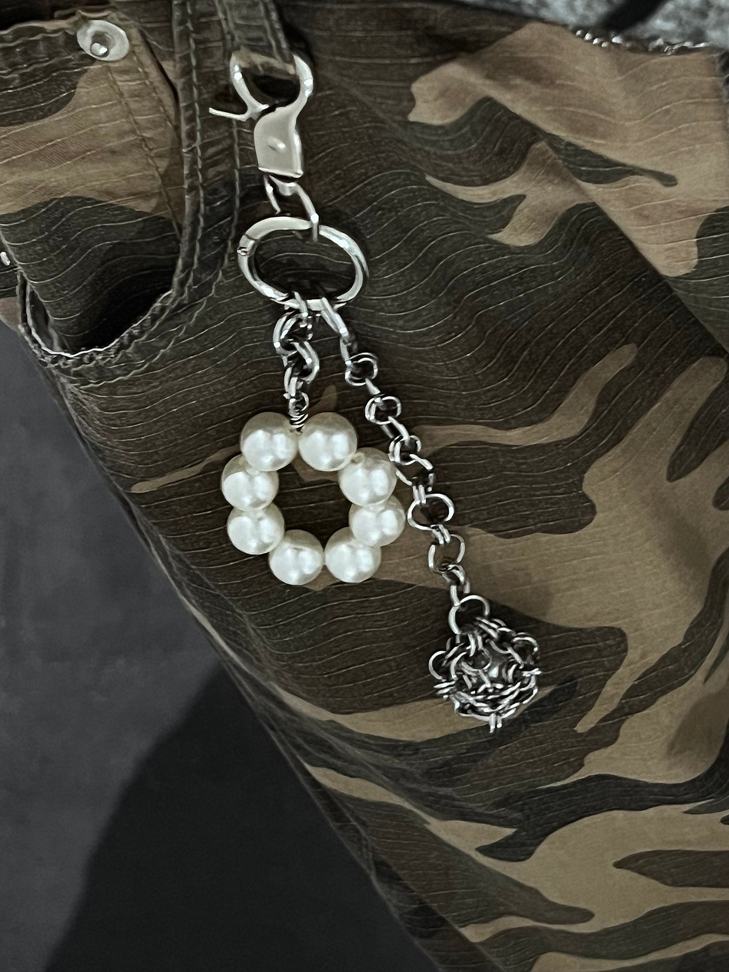 Pearl Ball Key Ring