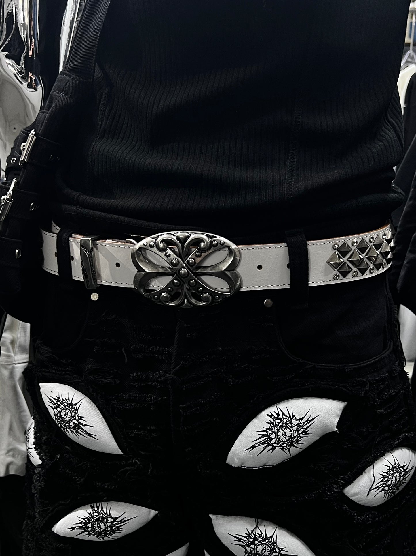 Diamond Plate Buckle Belt