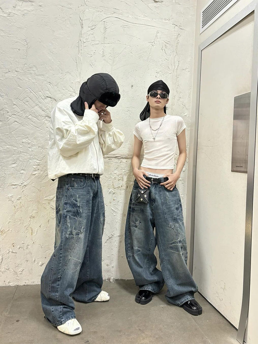 DPG BIAS DENIM PANTS