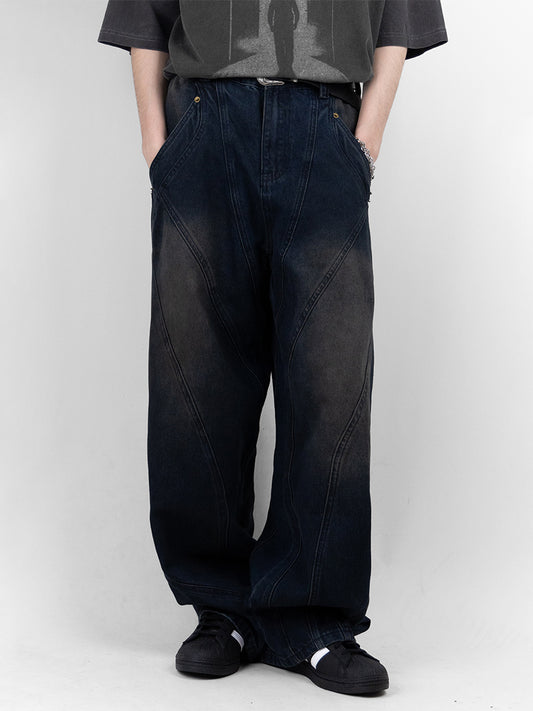 Racing Denim Pants