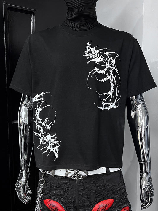 Black Metal Short Sleevess